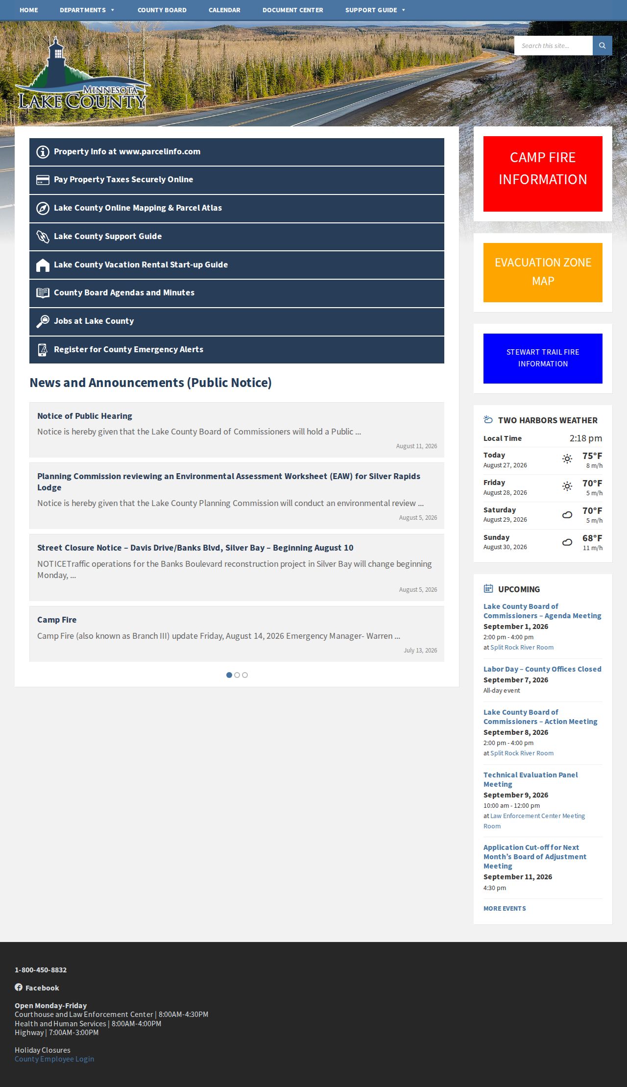 Beaver Bay court docket search Lake County government source