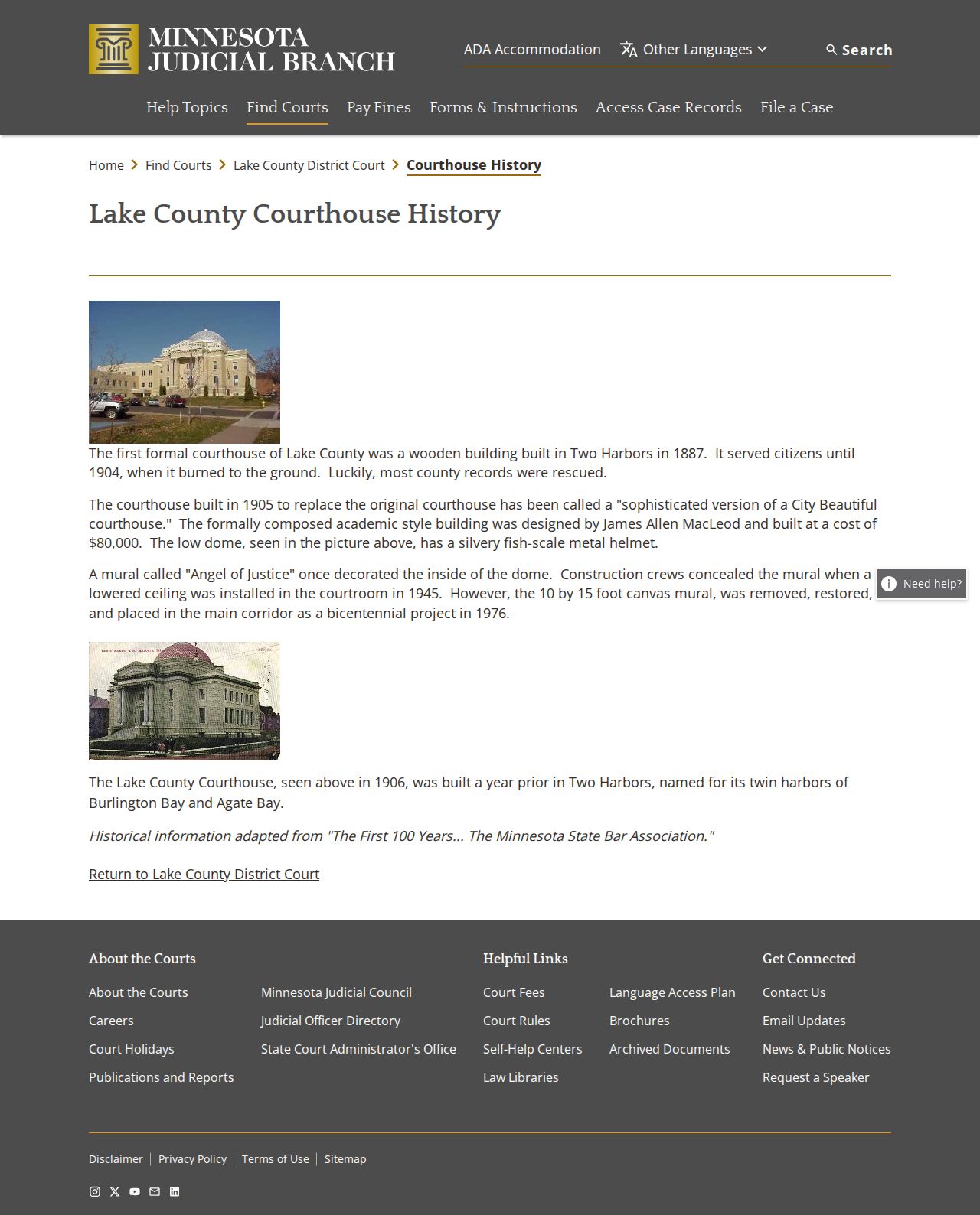Lake County court docket historic courthouse record setting